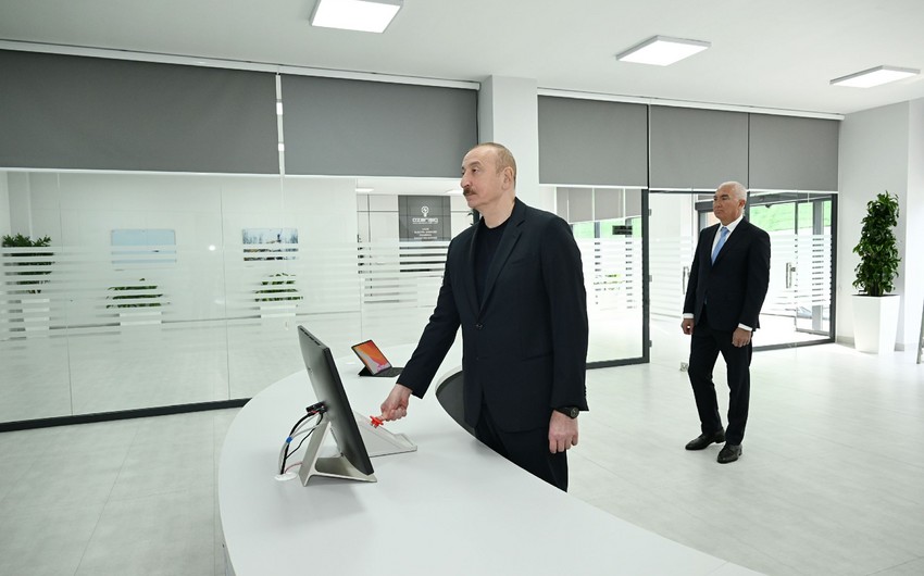 Prezident İlham Əliyev Laçında - Açılışlar (FOTOLAR)