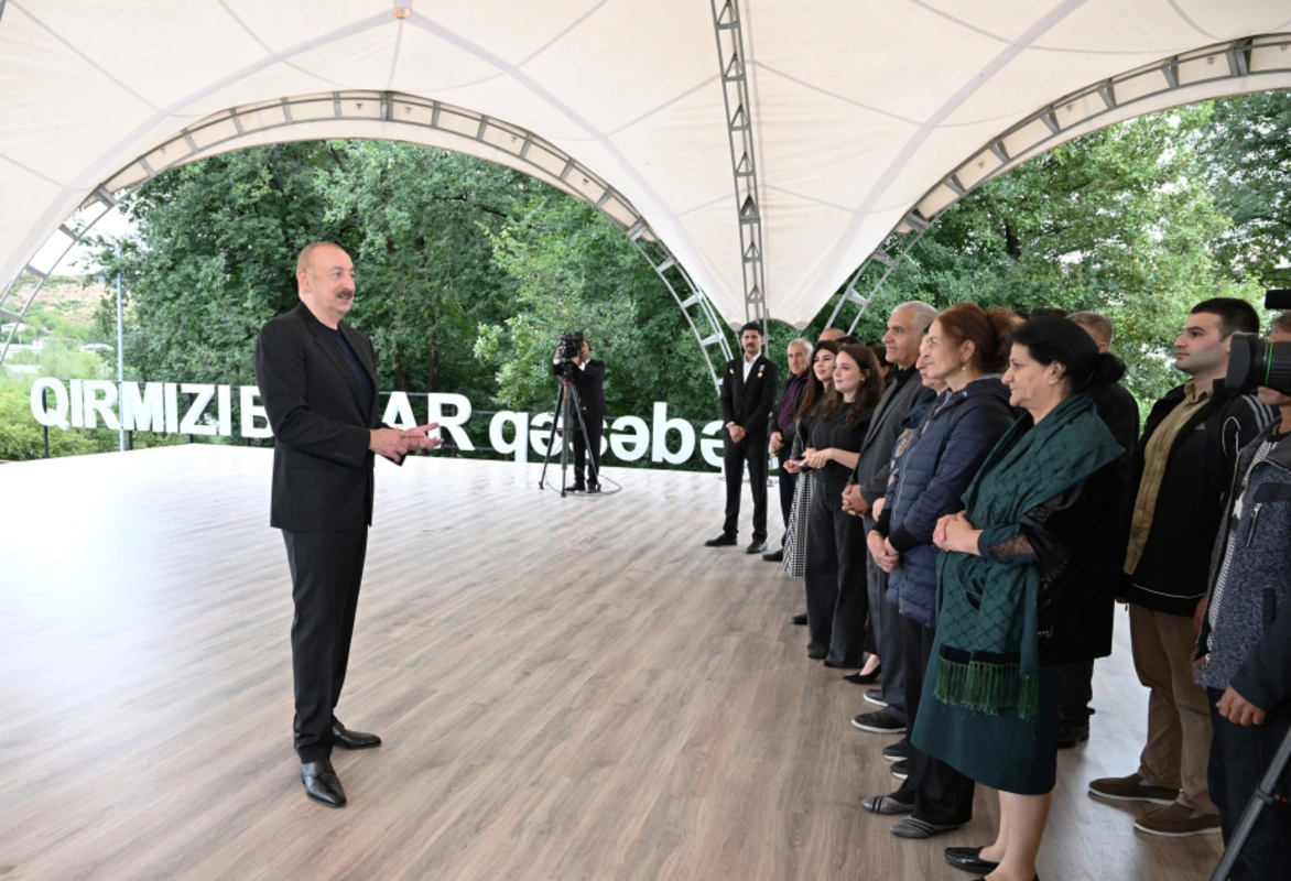 Prezident: "Biz bütün dünyaya sübut etmişik ki, güclü xalqıq, iradəli xalqıq"