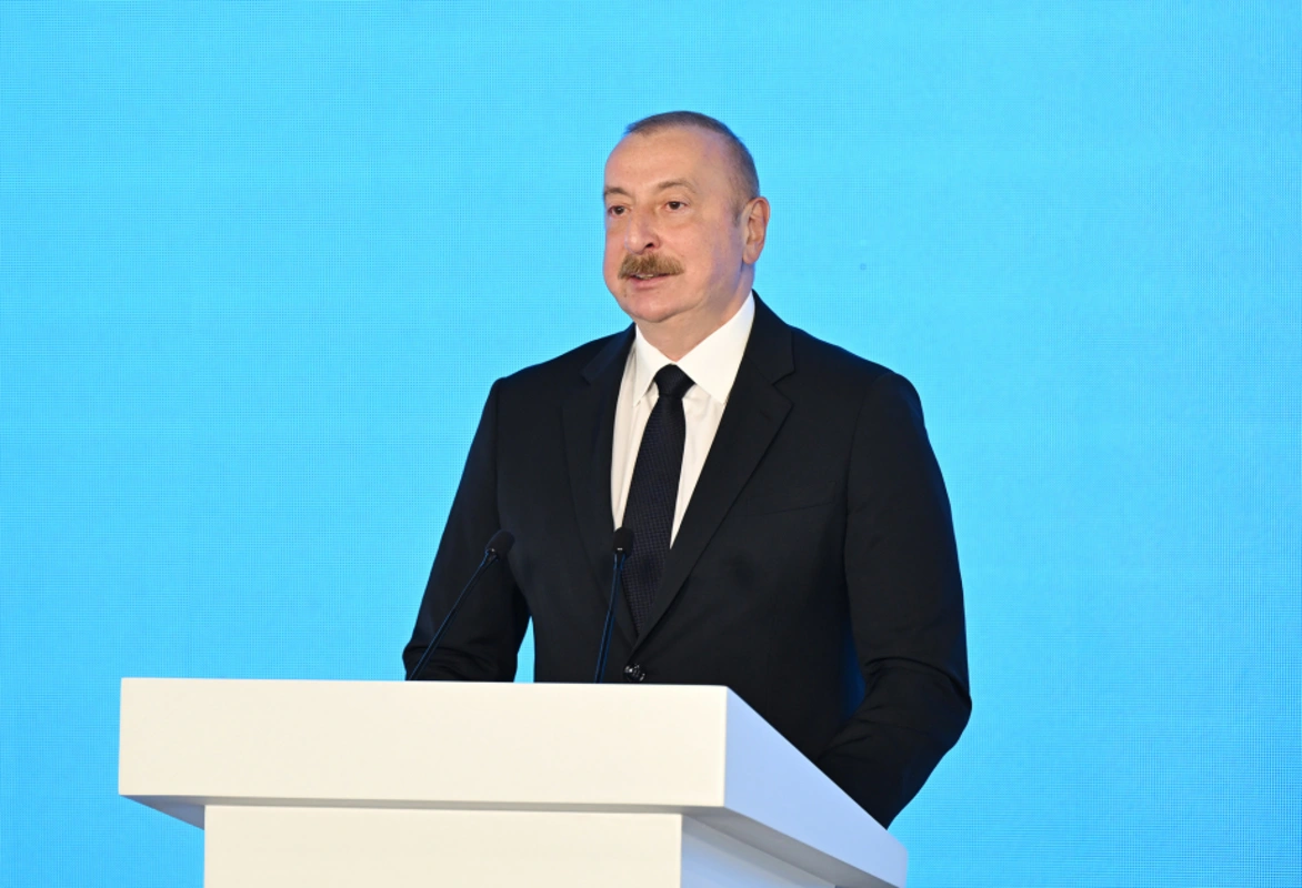 Prezident Bakıda keçirilən beynəlxalq konfransın iştirakçılarına müraciət