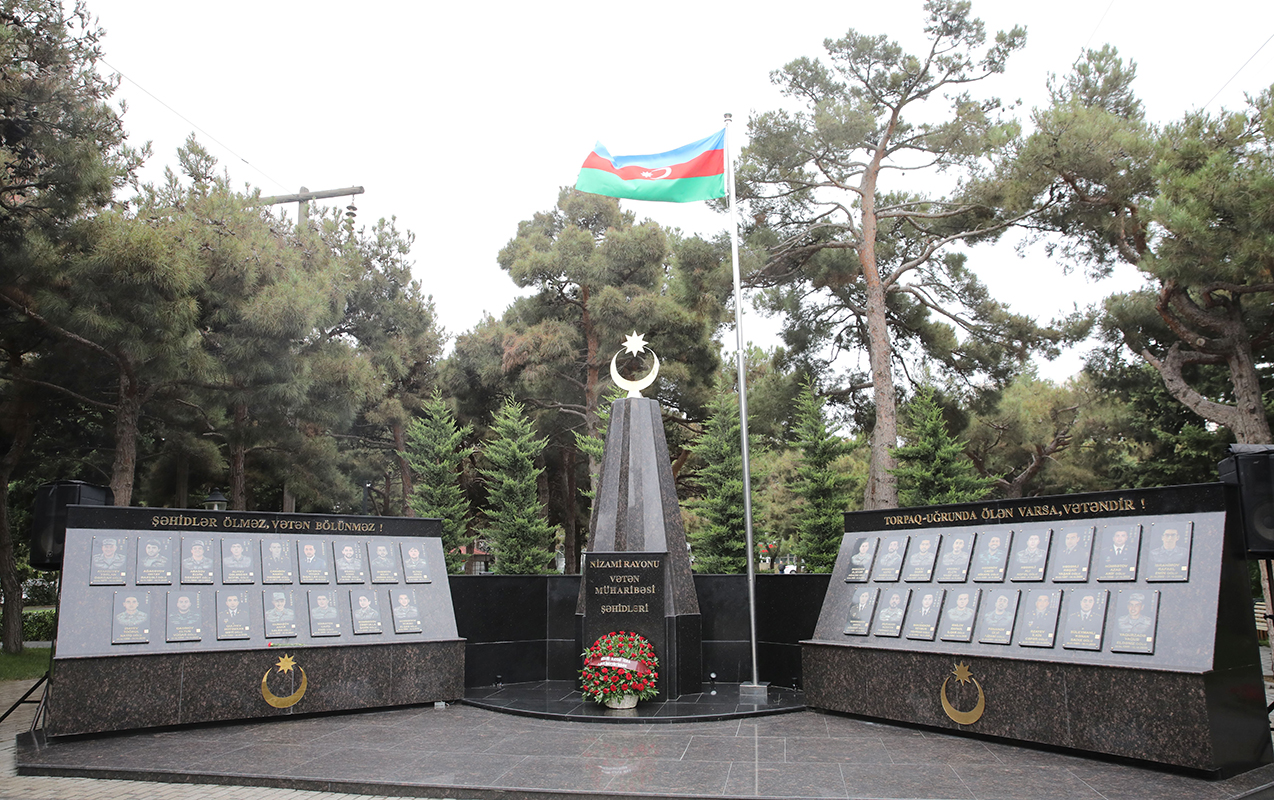 Şəhidlərimiz Nizami rayonunda da anıldı