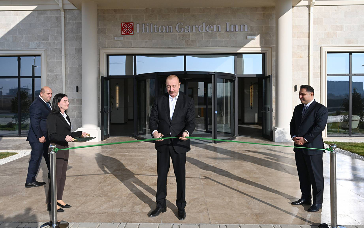 TABIA Group “Hilton Garden Inn Agdam” hotelinin açılışını həyata keçirdi - Fotolar