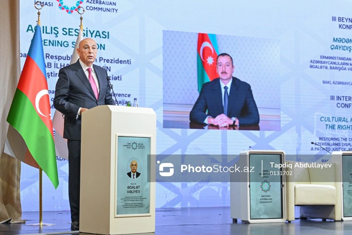 Qərbi Azərbaycanla bağlı beynəlxalq konfransın yekun sənədi oxunub
