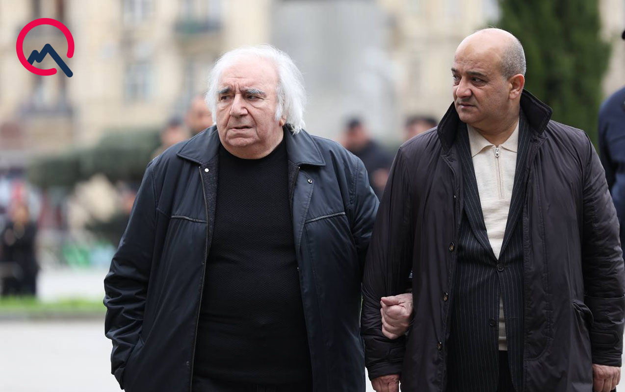 Rasim Balayevlə vidalaşmağa gəlirlər - Fotolar