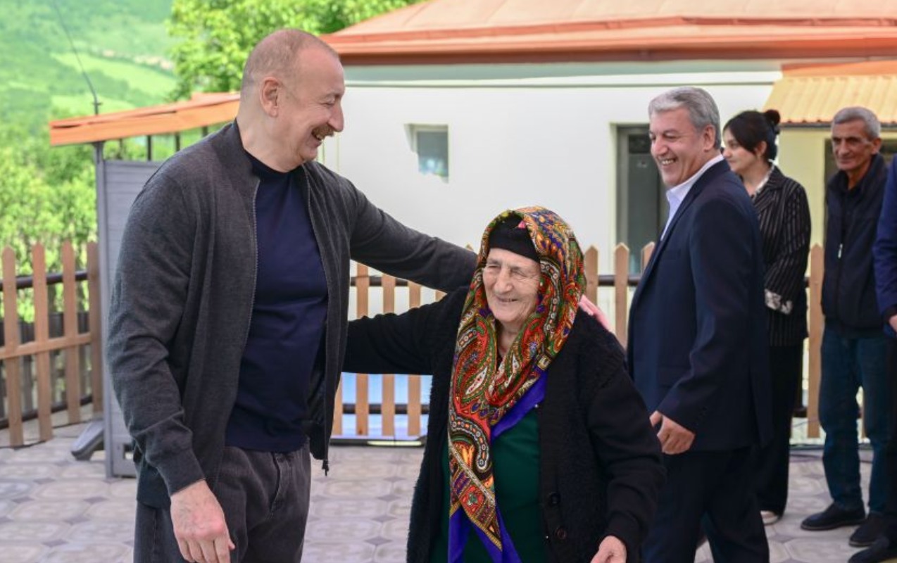 Prezident Şuşaya getdi - Fotolar