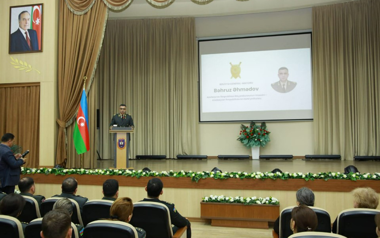 Hərbi Prokurorluq Heydər Əliyevin 103 illiyinə həsr olunmuş tədbir keçirdi - Fotolar