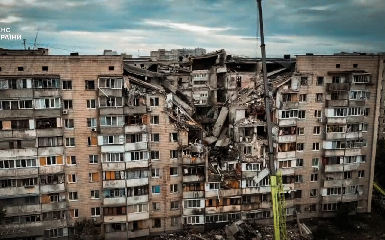 Kiyev raket və dronlarla vuruldu, 11 ölü - Video - Fotolar