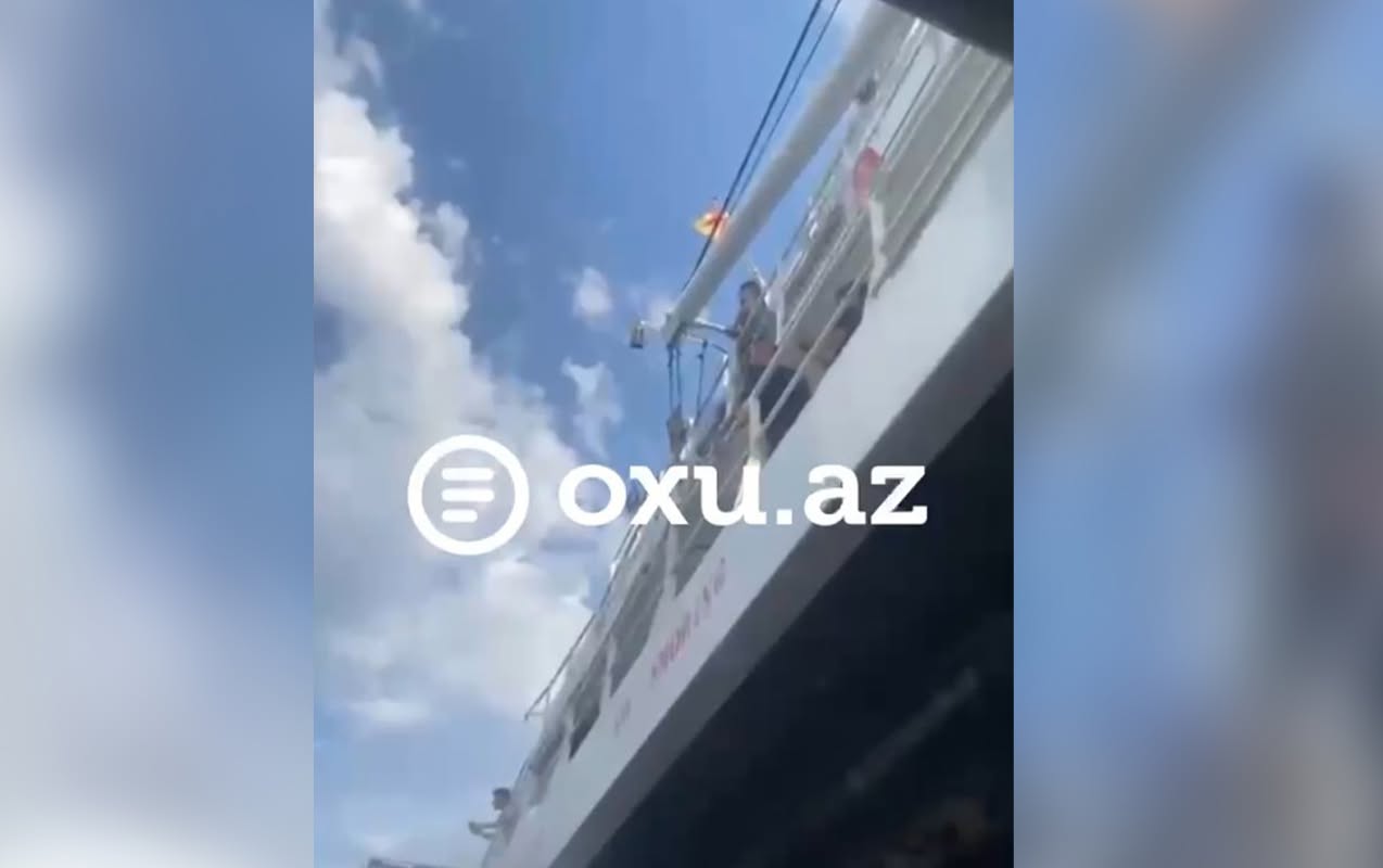 Qara dənizdə azərbaycanlıların olduğu gəmiyə PUA hücumu - Anbaan- Video