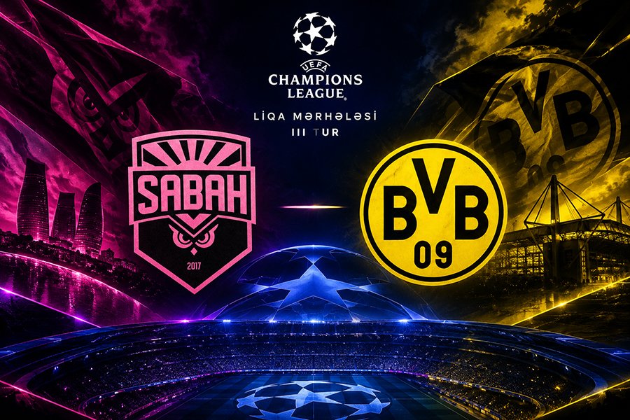 UEFA Çempionlar Liqası: “Sabah” “Borussiya”ya məğlub olub - VİDEO